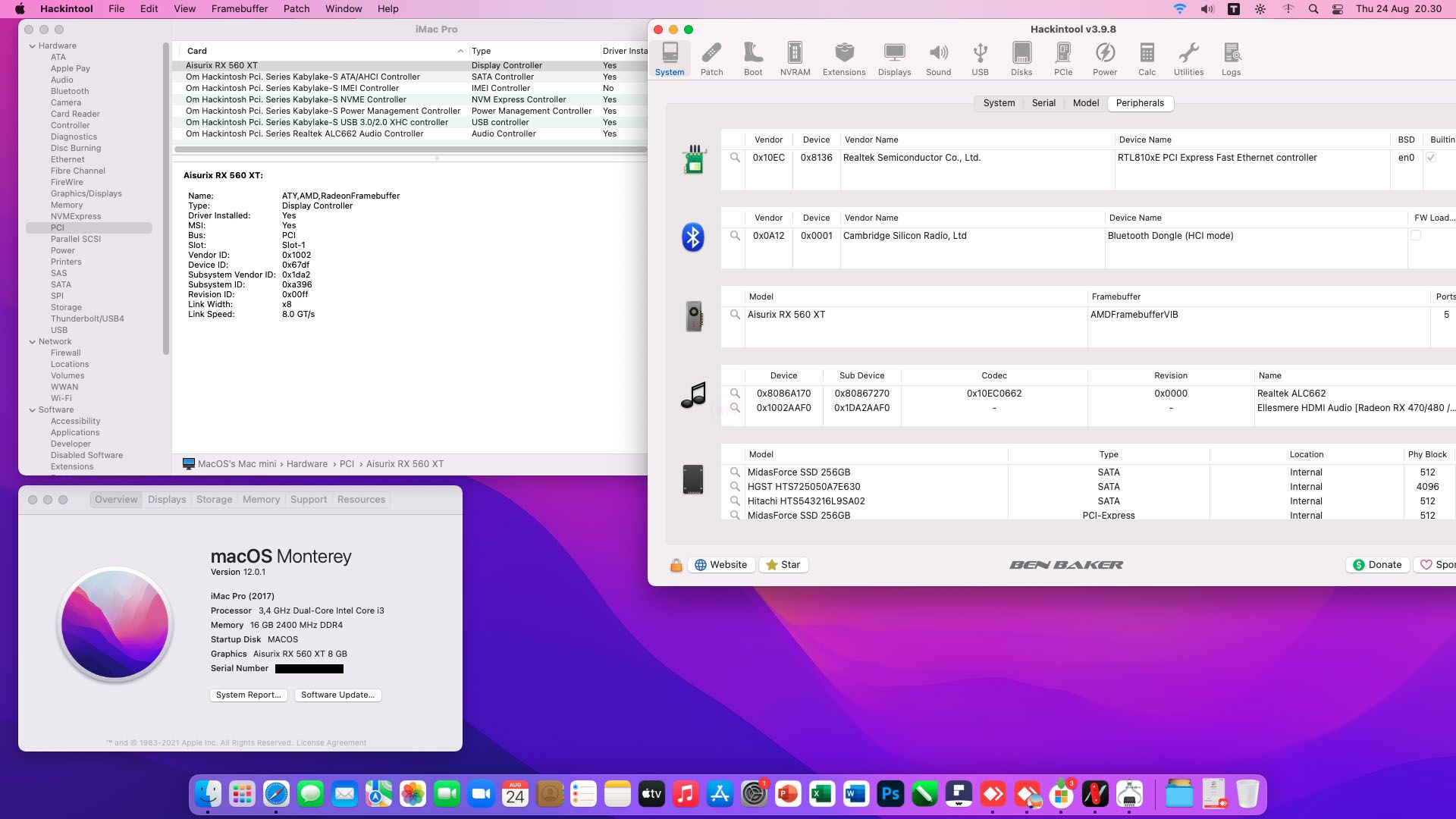 EFI H110 Hackintosh Intel i3-7100T Monterey 12.0.1 OC - Gambar 5