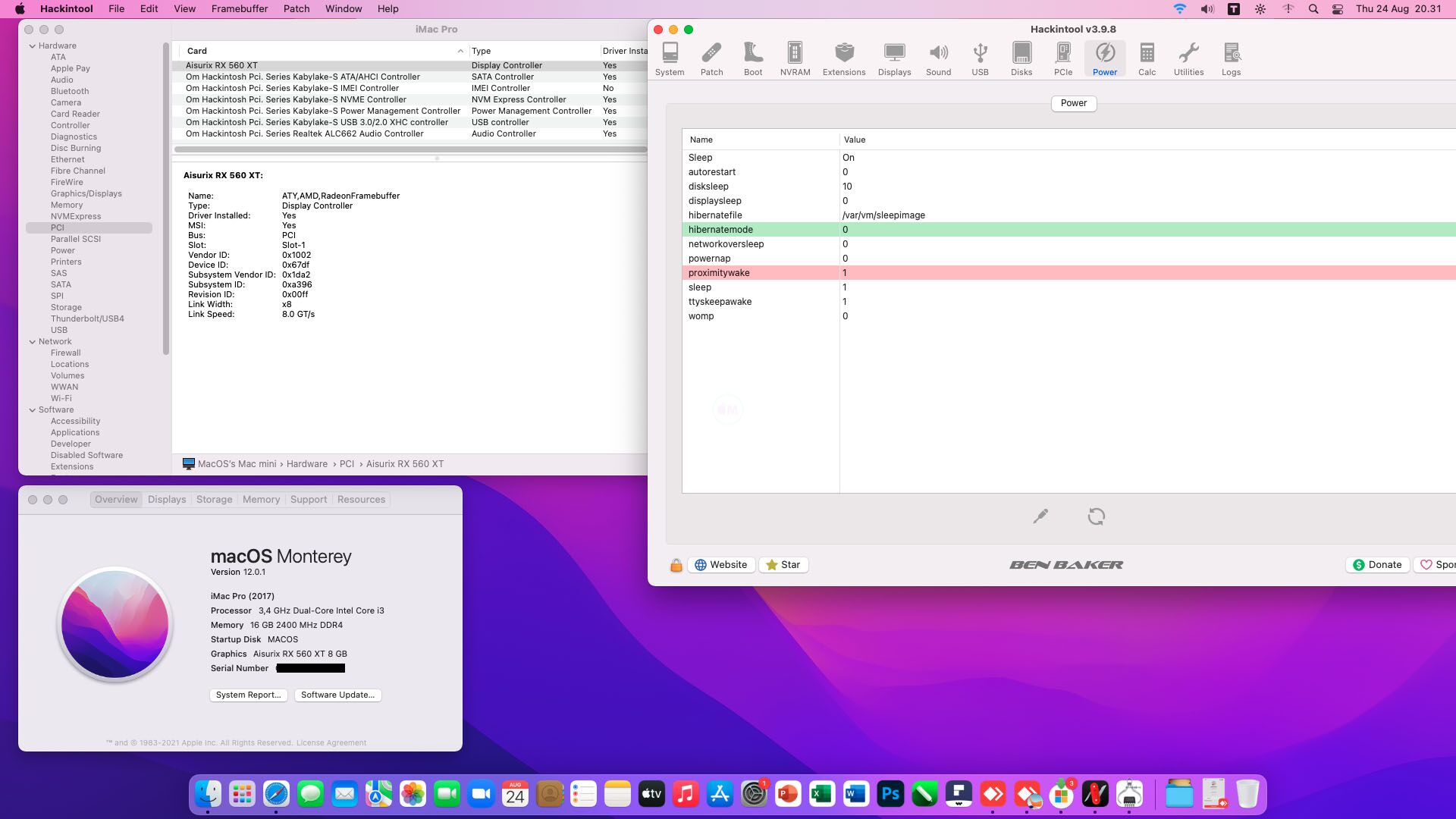 EFI H110 Hackintosh Intel i3-7100T Monterey 12.0.1 OC - Gambar 3