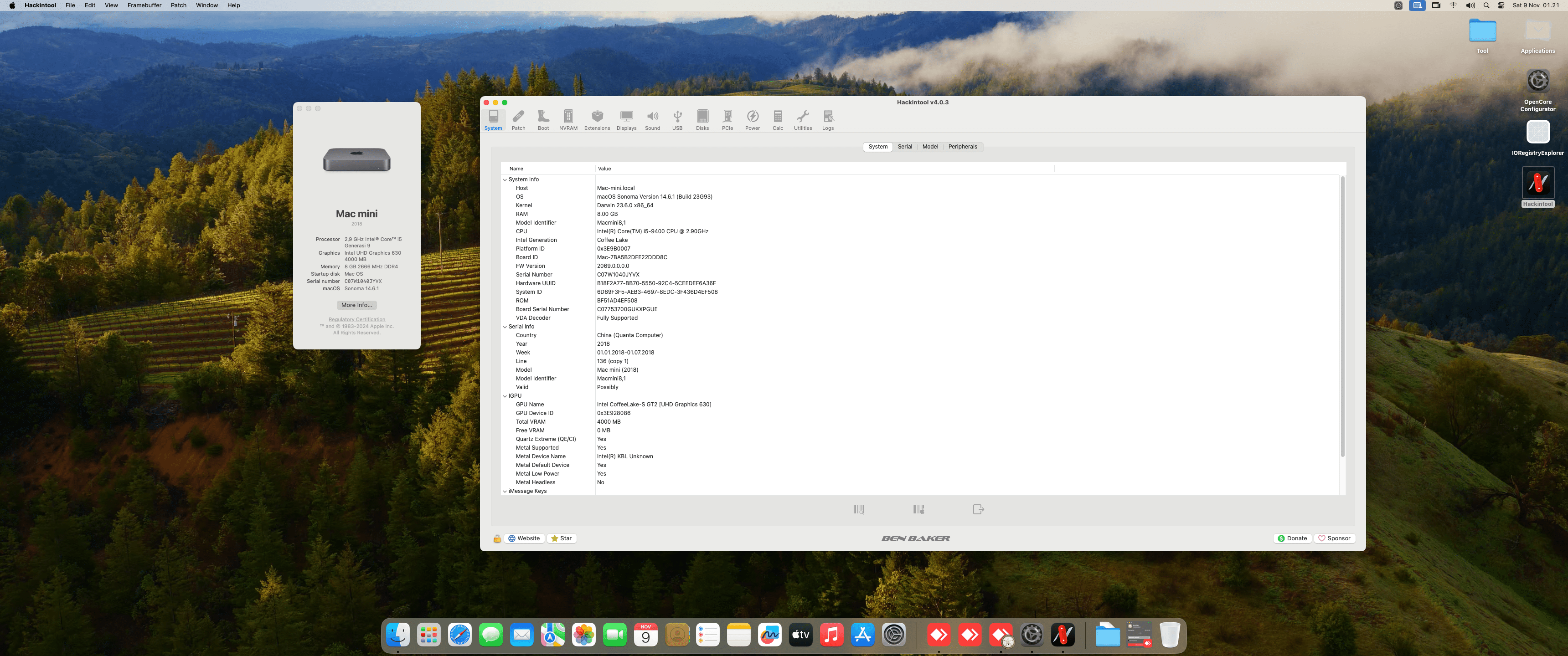 EFI Lenovo P330 tiny Hackintosh - Gambar 4
