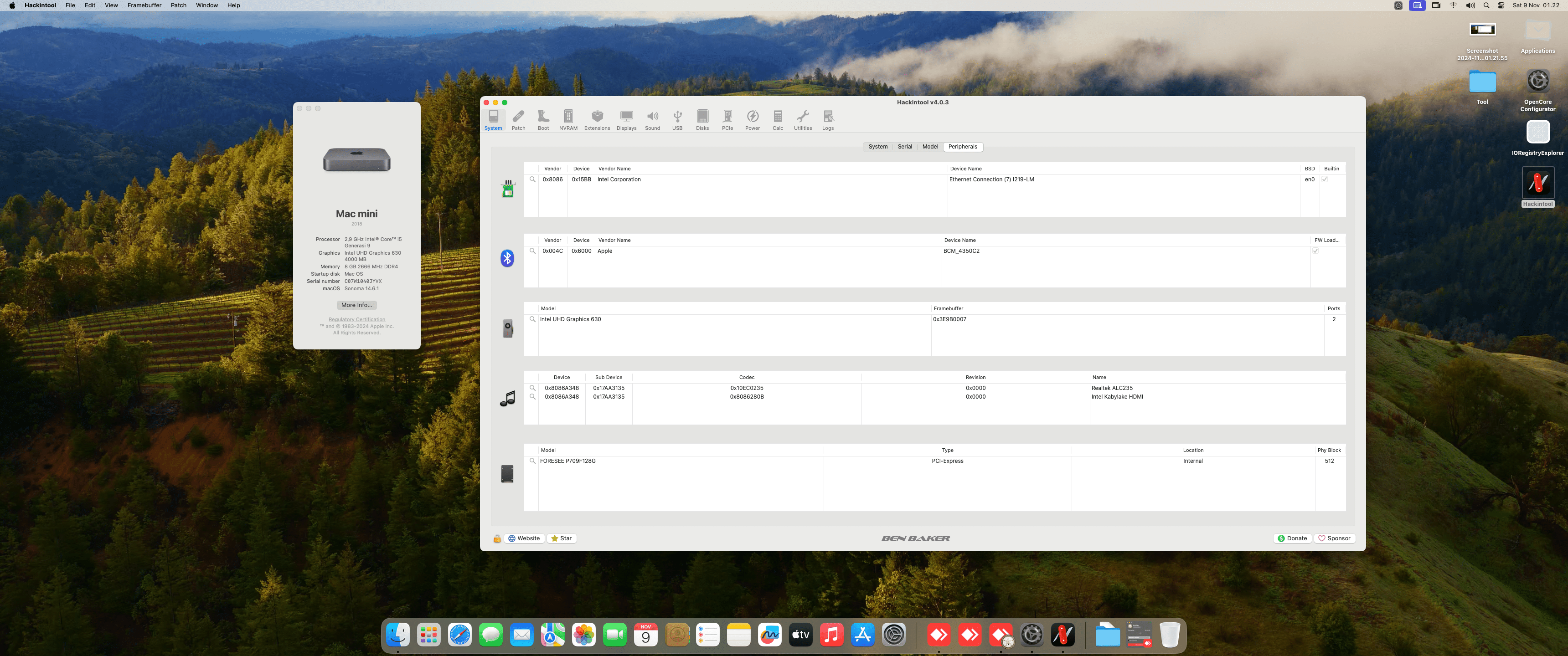 EFI Lenovo P330 tiny Hackintosh