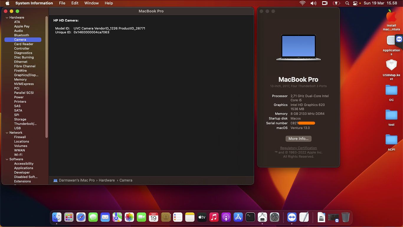 EFI HP EliteBook 820 G4 Opencore Ventura 13 - Gambar 18