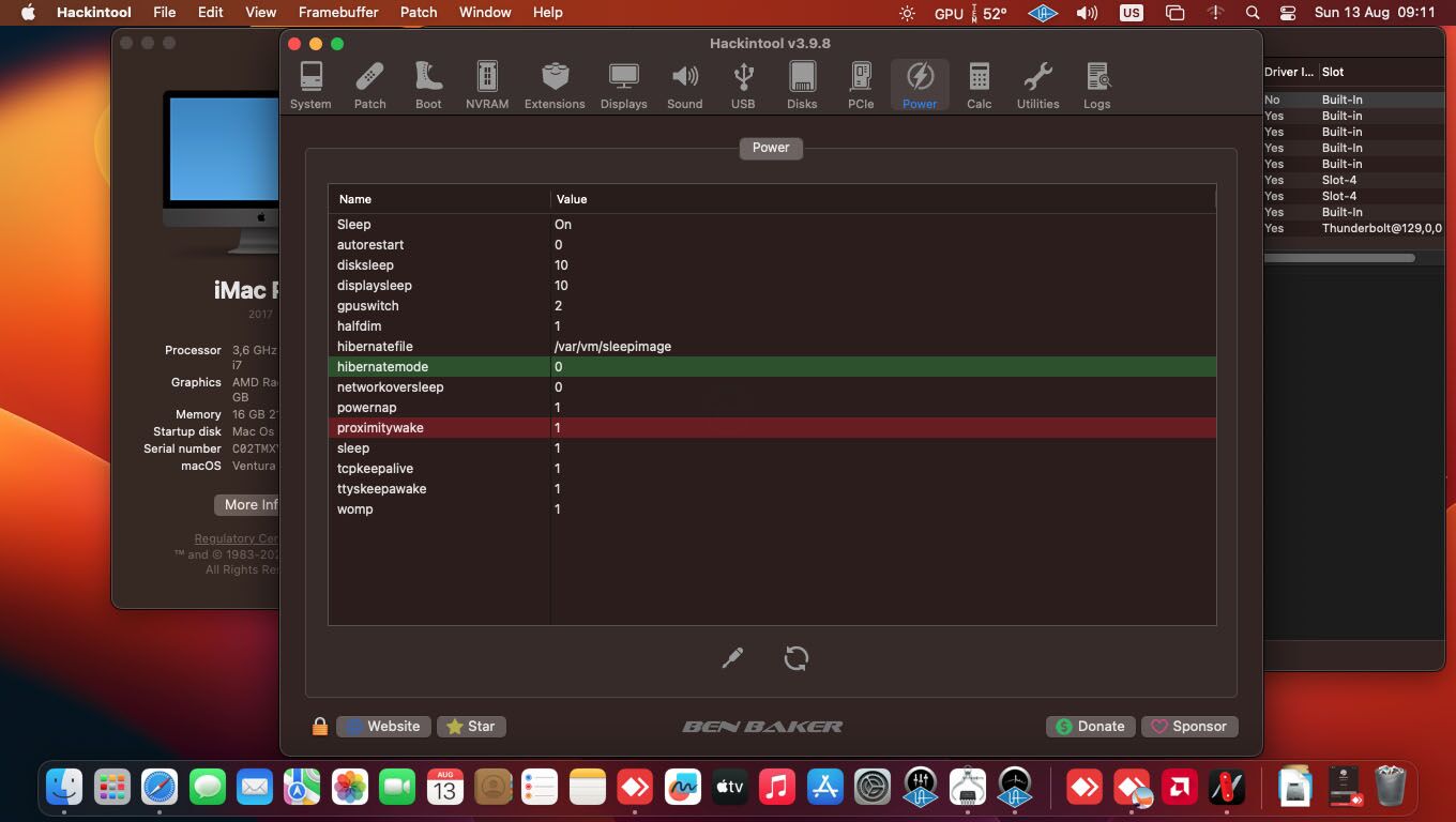 EFI GIGABYTE Z390 Hackintosh Intel i7 9700K Ventura 13.3.1 OC - Gambar 8