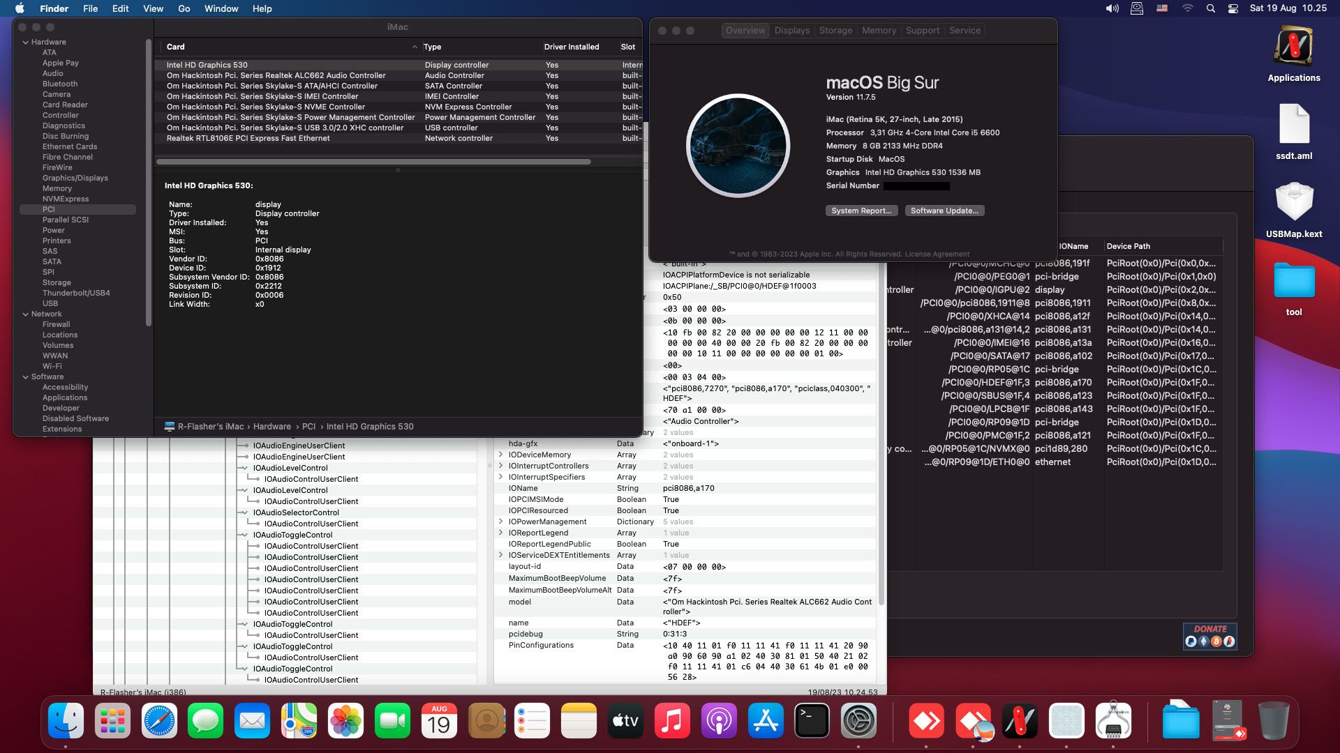 EFI Varro H110 Hackintosh Intel i5 6600 Bigsur 11.7.5 OC