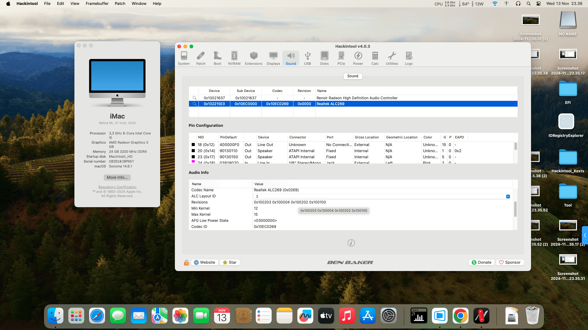 EFI Beelink SER5 hackintosh - Gambar 6