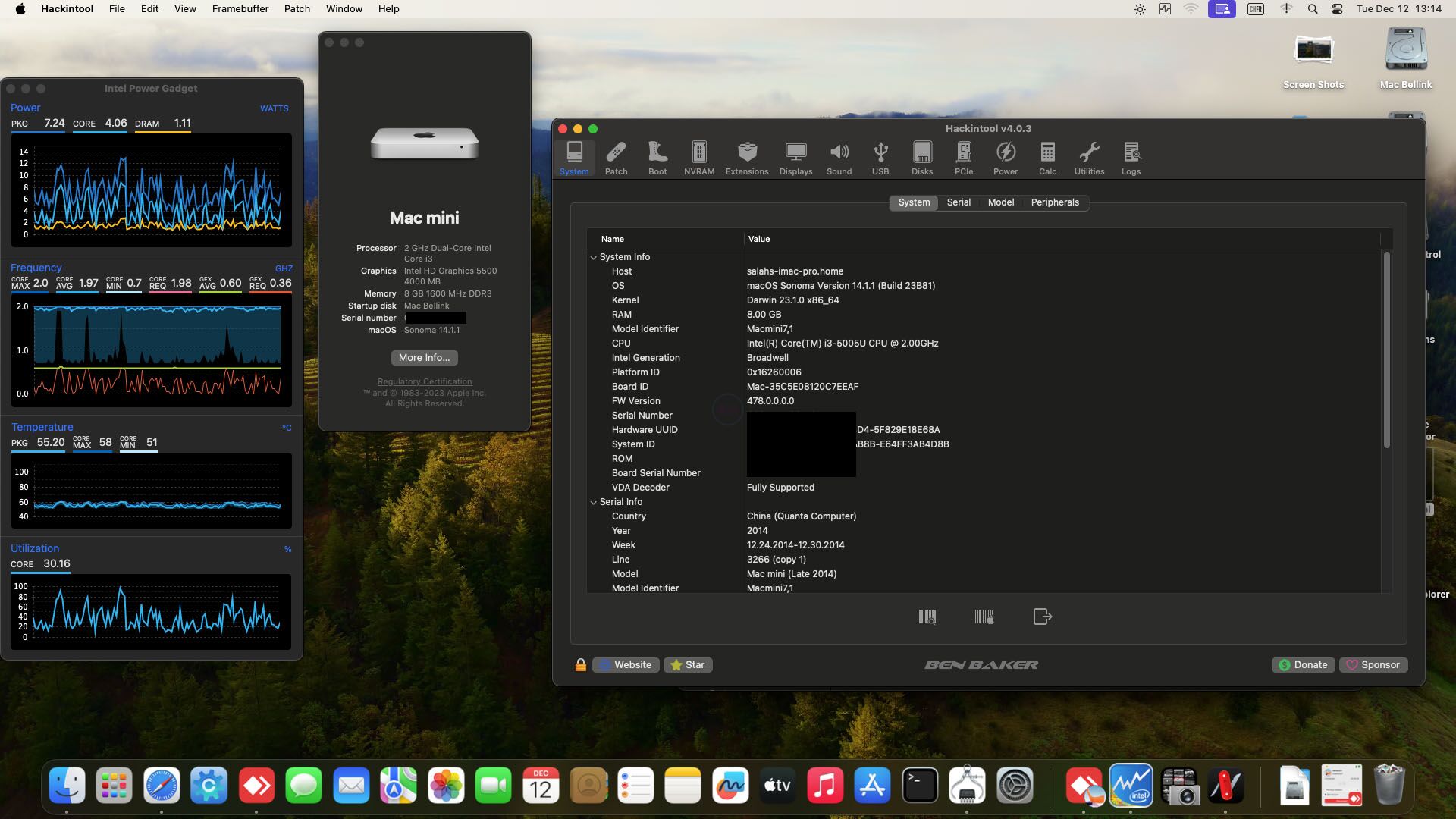 EFI Beelink Mini Pc Hackintosh i3 5005U Sonoma 14.1.1 OC - Gambar 4