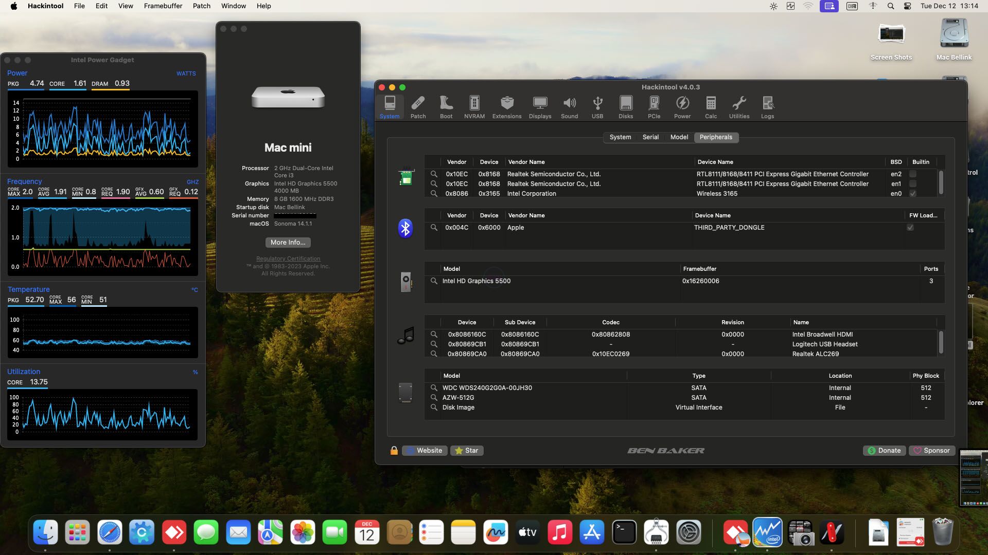 EFI Beelink Mini Pc Hackintosh i3 5005U Sonoma 14.1.1 OC - Gambar 6
